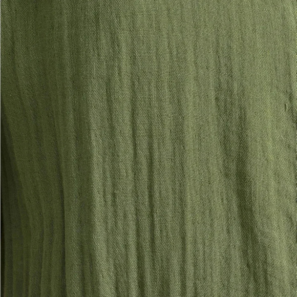 VELVET by Graham & Spencer Elia Cotton Gauze Jumpsuit in Clover Size L - Picture 6 of 16